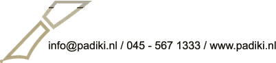 info@padiki.nl / 045 - 567 1333 / www.padiki.nl